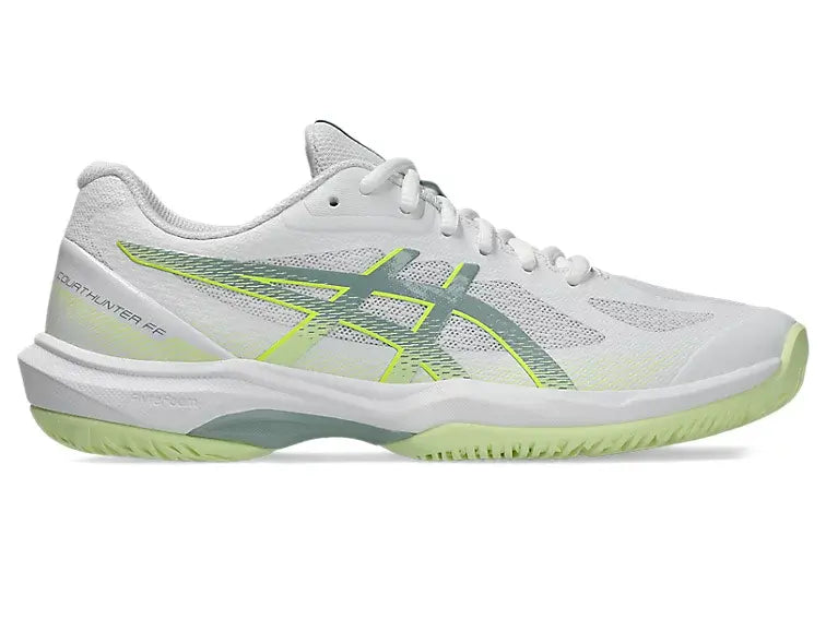 Asics Court Hunter FF zaalhockeyschoenen dames wit/lichtblauw