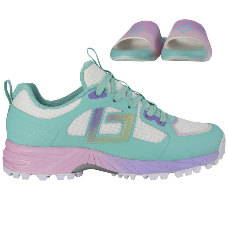 Brabo Shoe Tribute Aqua/ Multicolour + Slides