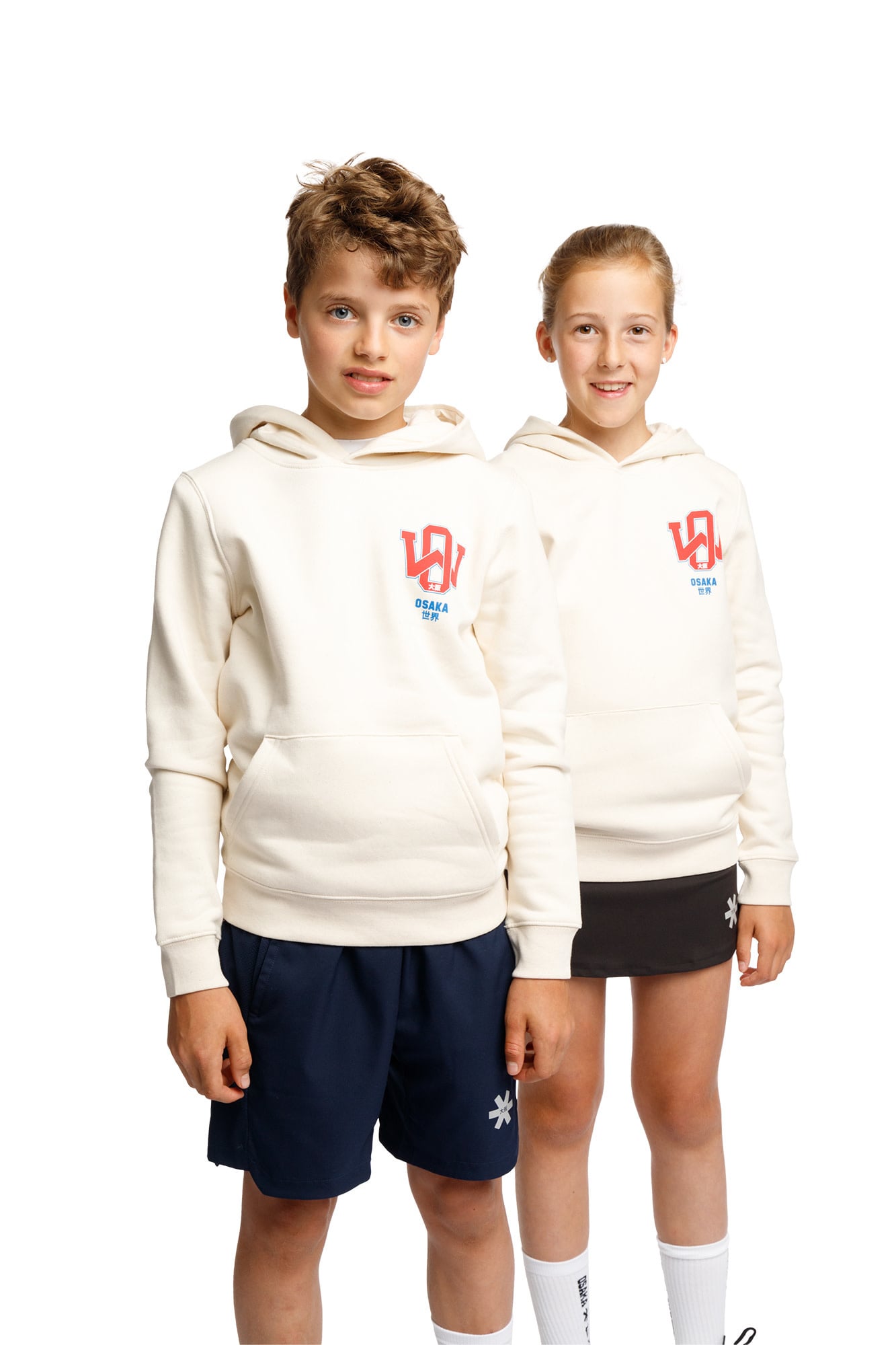Osaka Deshi Hoodie College Intials S - Natural Raw