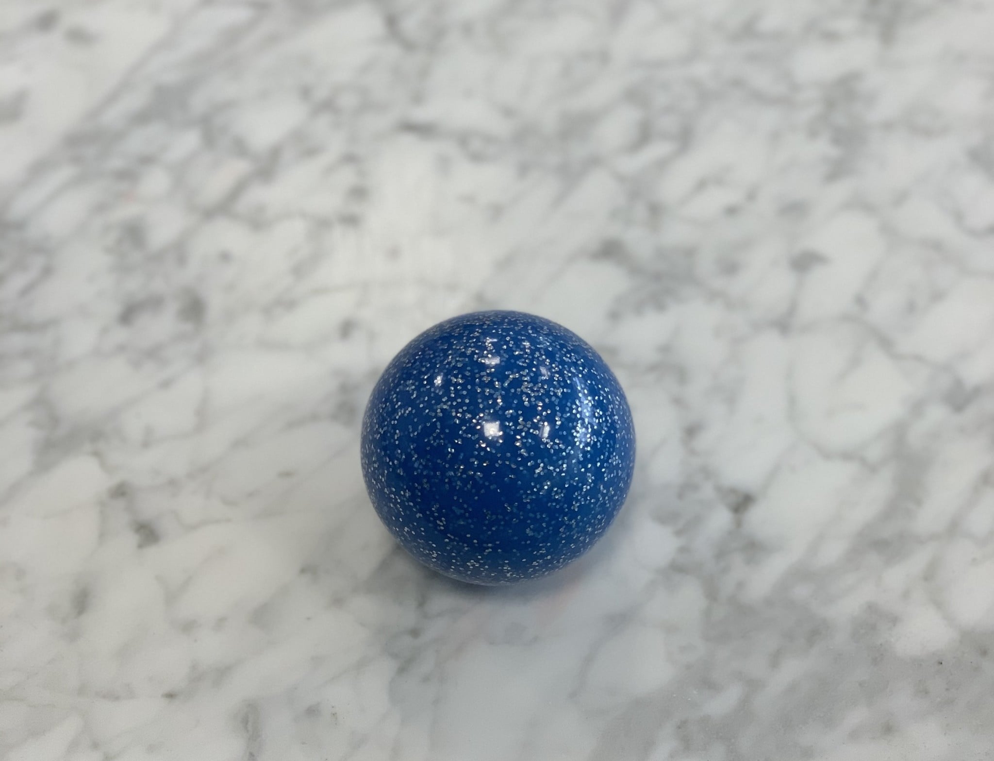 Hockeybal Blue Glitter