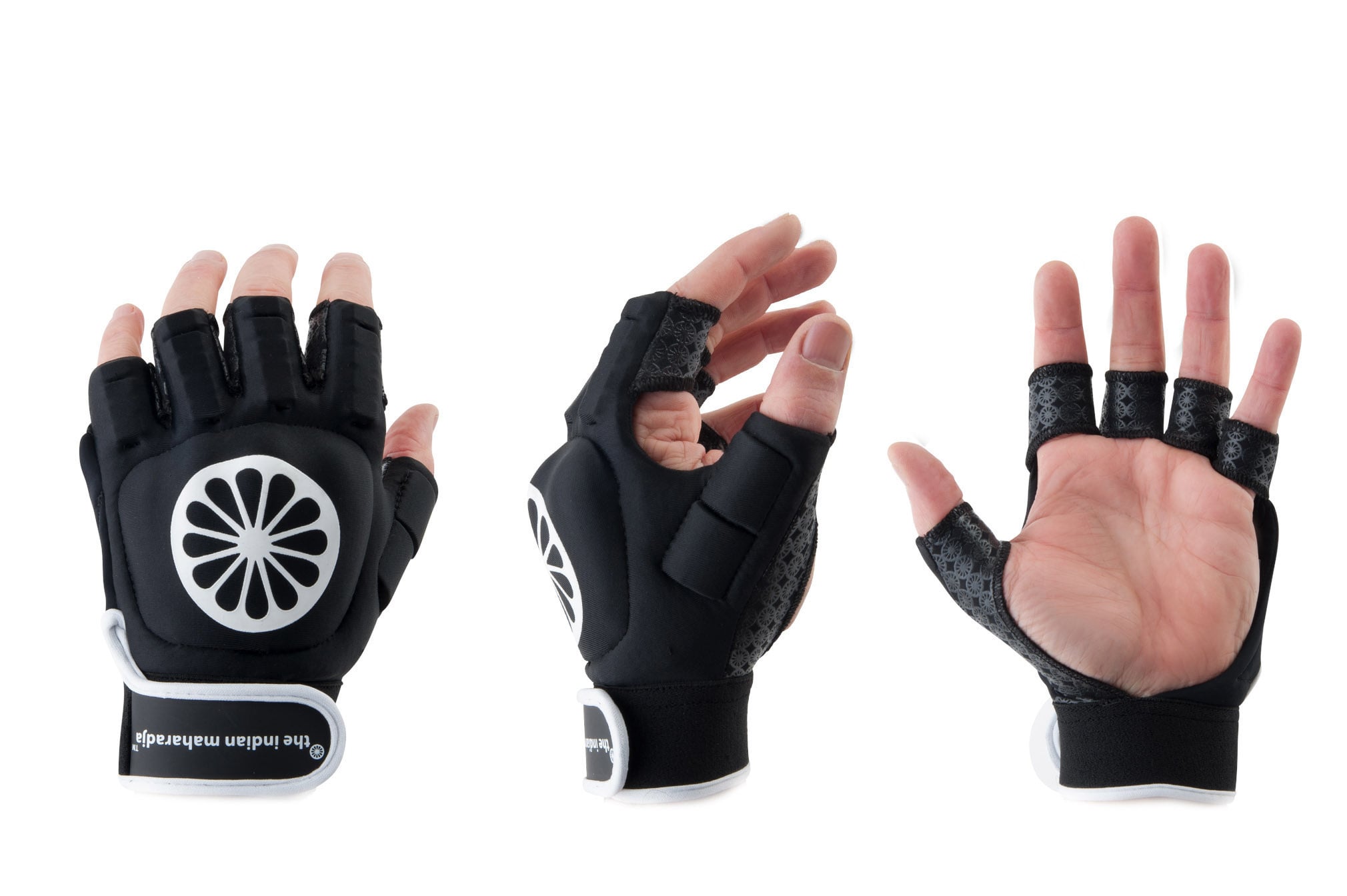 The Indian Maharadja Glove shell half (left) Black