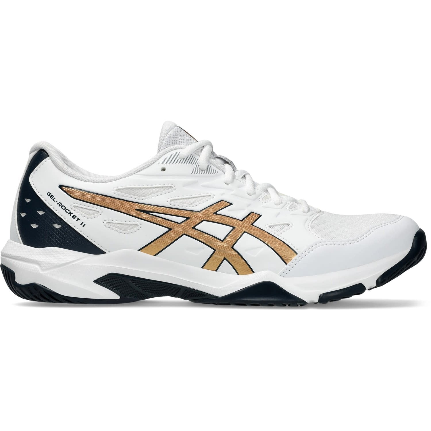Asics Gel-Rocket 11 White/Pure Gold