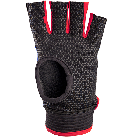 Grays Anatomic Pro half finger player glove navy / fluo red – afbeelding 2