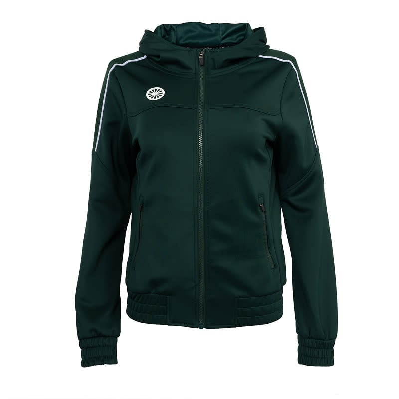 The Indian Maharadja Jaipur Women Performance Green Hooded Jacket