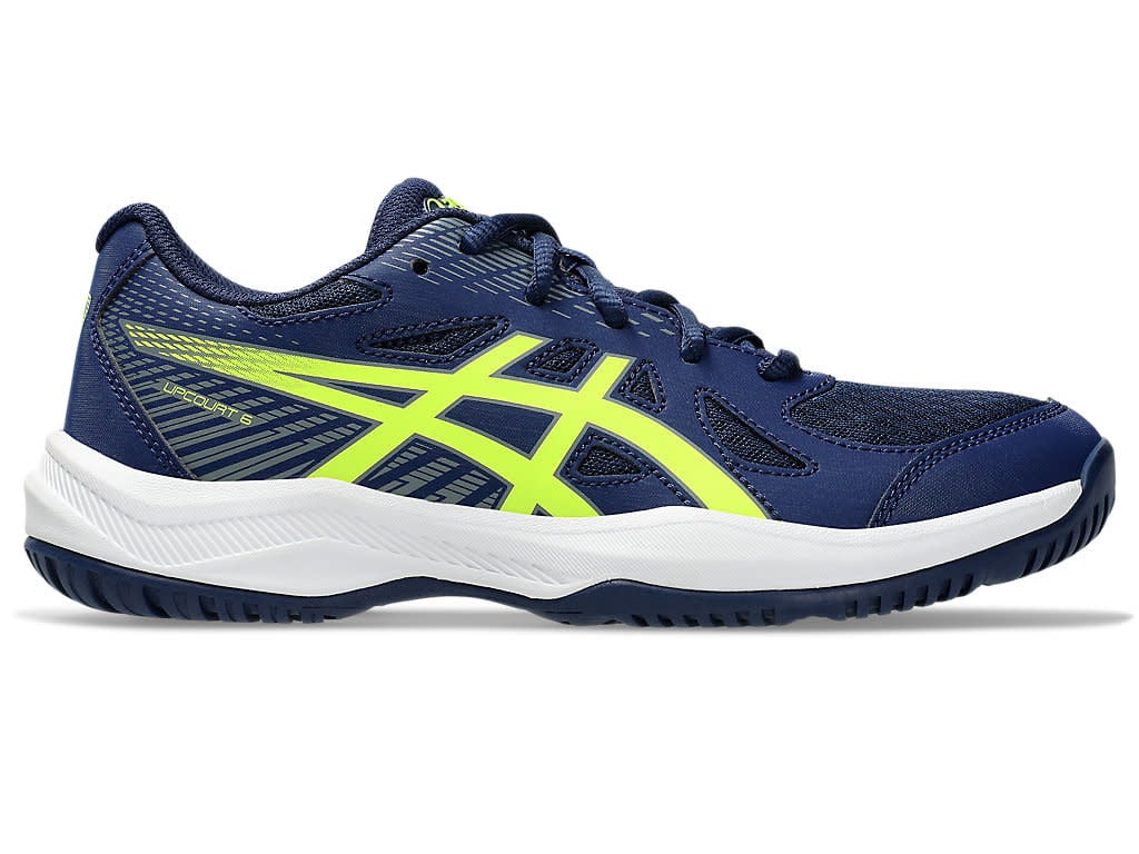 Asics Upcourt 6 GS Blue Expansive / Safety Yellow